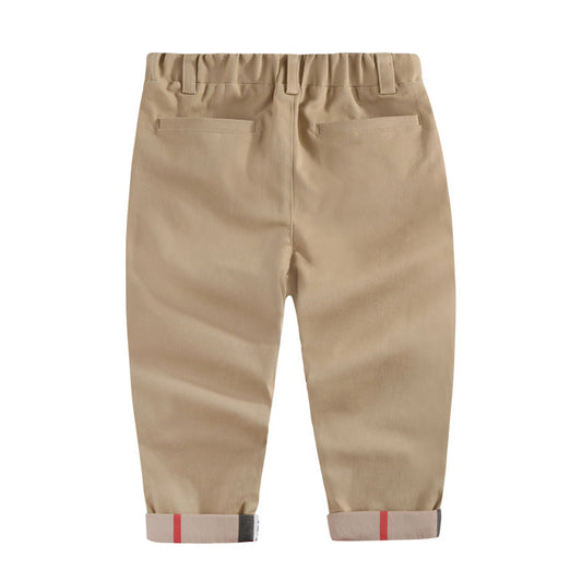 Pantalon décontracté en coton pour garçons