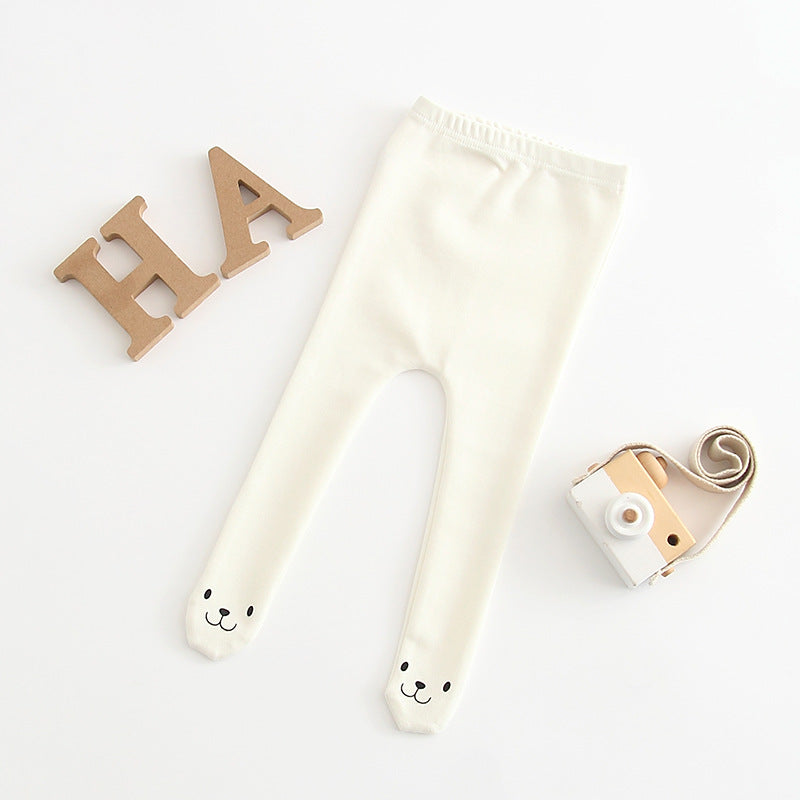 Leggings visage d'ours S Miley pour enfants