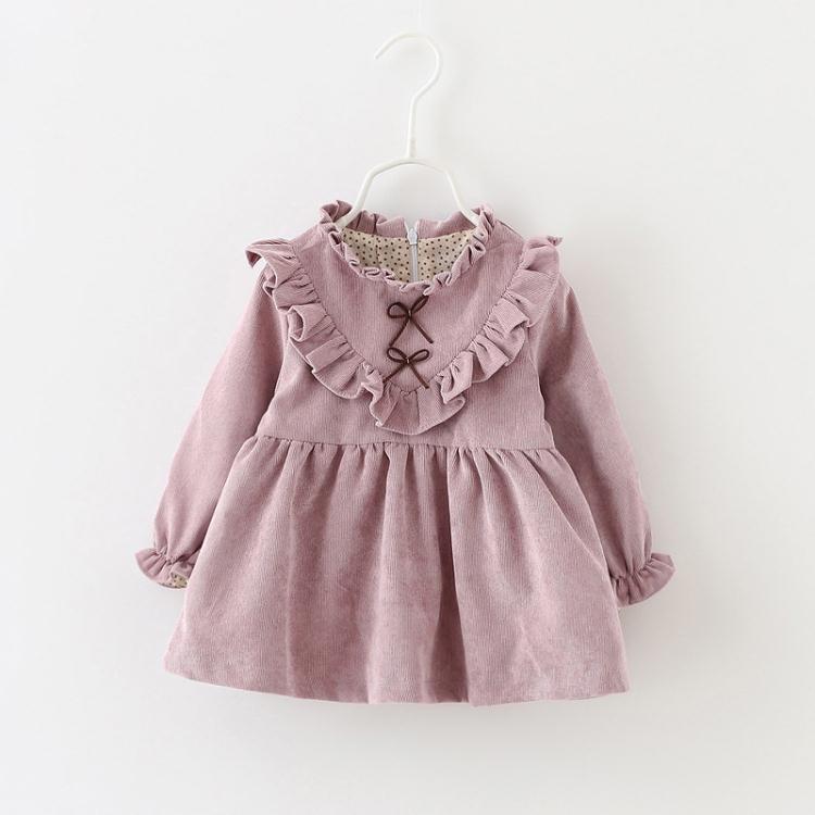 Robe Luna à volants et nœud
