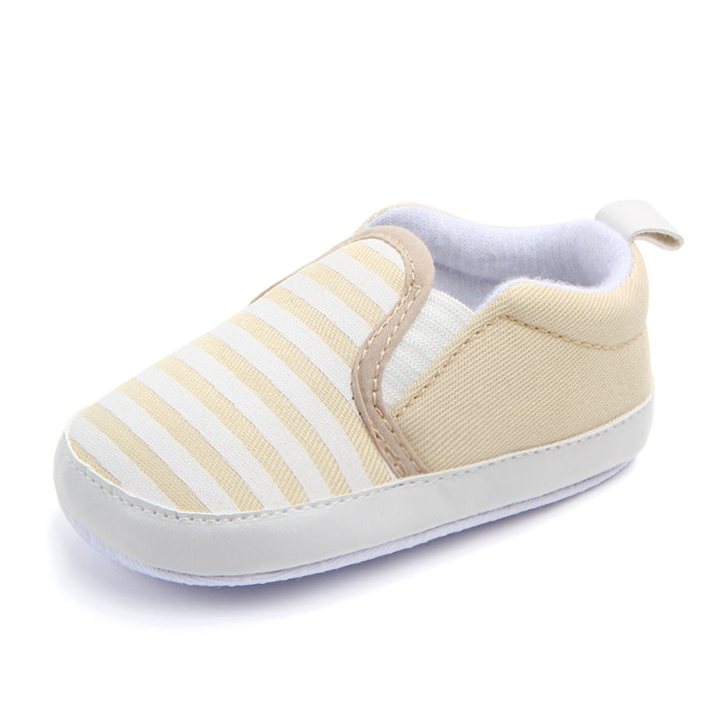 Chaussures classiques à rayures pour nouveau-né, bébé fille, bébé garçon, enfant, premiers pas, mocassins décontractés et doux.