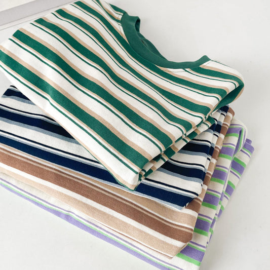 T-shirt rayé vintage pour enfant
