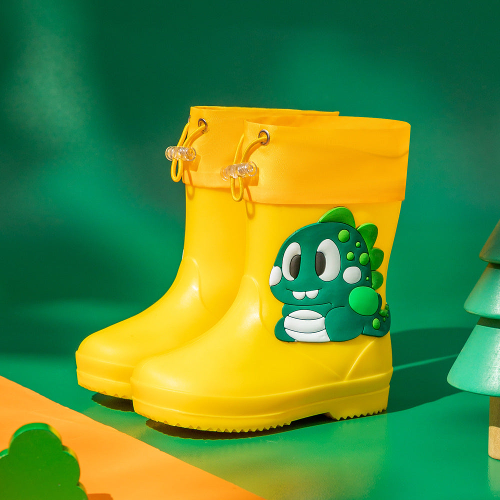 Bottes de Pluie pour Enfants Dessin Animé Imperméables Courtes Bottes de Pluie