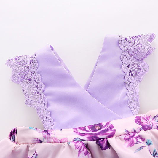 Robe lilas pour bébés filles