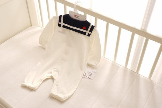 Vêtements de bébé style marin Vêtements pour nouveau-nés Barboteuses pour bébé
