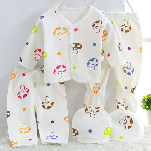 Ensemble cadeau 5 pièces en coton pour bébé