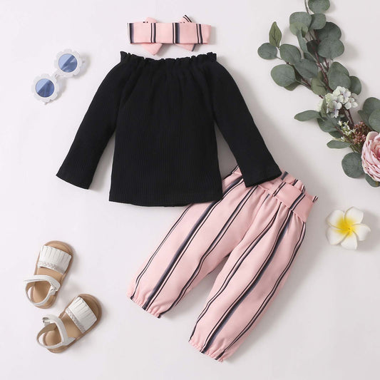 Ensemble de vêtements pour nouveau-né 3-24 mois, tenues de petite fille