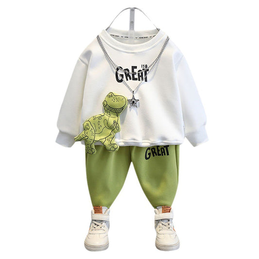 Ensemble de pulls pour garçons, vêtements à la mode pour enfants, style coréen