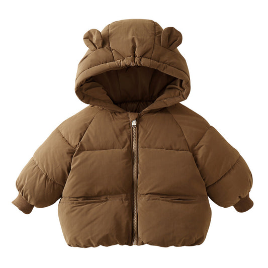 Manteau d'enfant en coton chaud