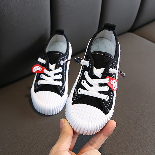 Autumn Korean Style Children's Candy-colored Canvas Shoes