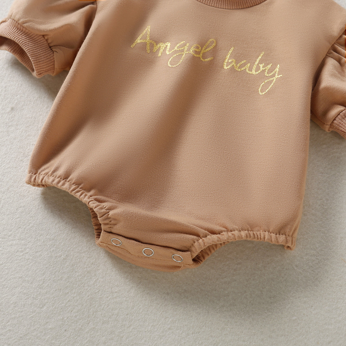 Baby Embroidered Half Sleeve Triangle Rompers