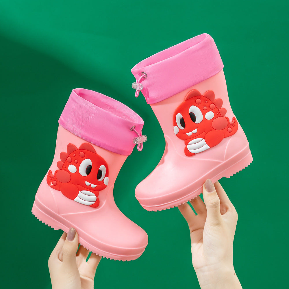 Bottes de Pluie pour Enfants Dessin Animé Imperméables Courtes Bottes de Pluie