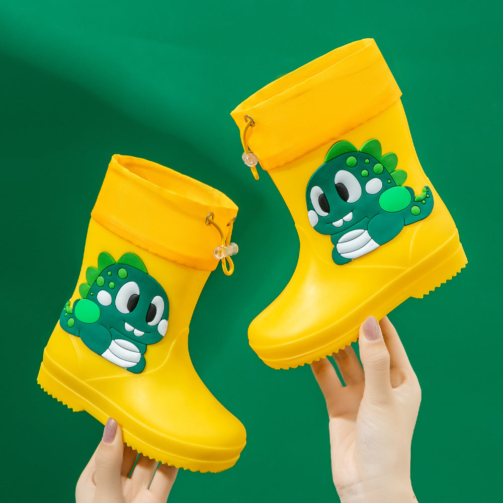 Bottes de Pluie pour Enfants Dessin Animé Imperméables Courtes Bottes de Pluie