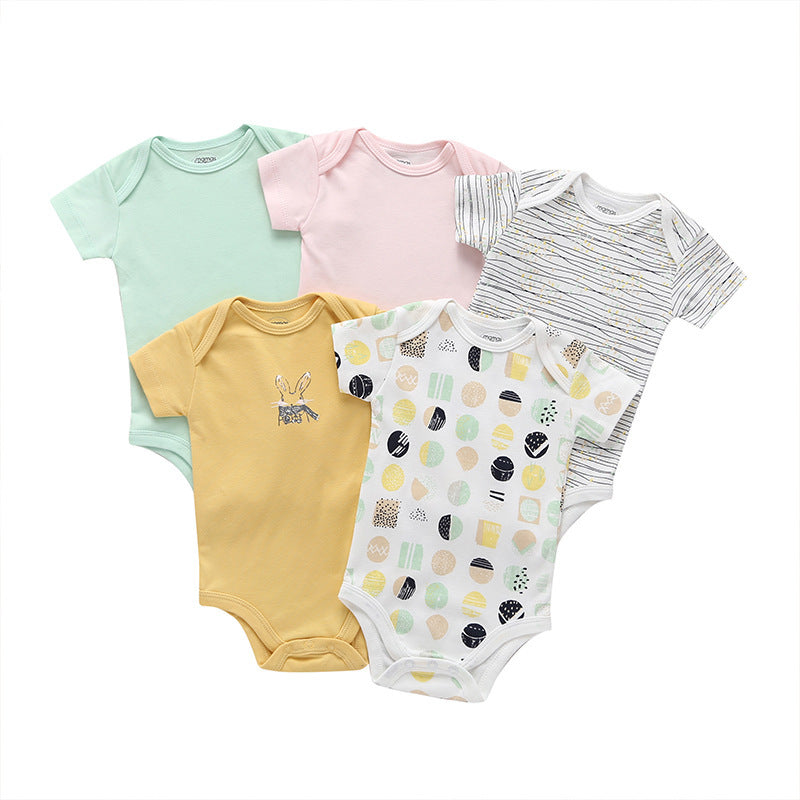 Unisex Toddler Sleepwear Romper Set