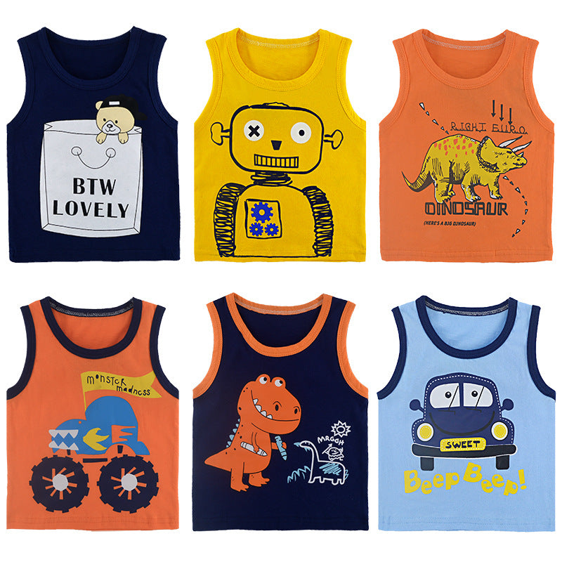 Gilet sans manches en coton pour enfants