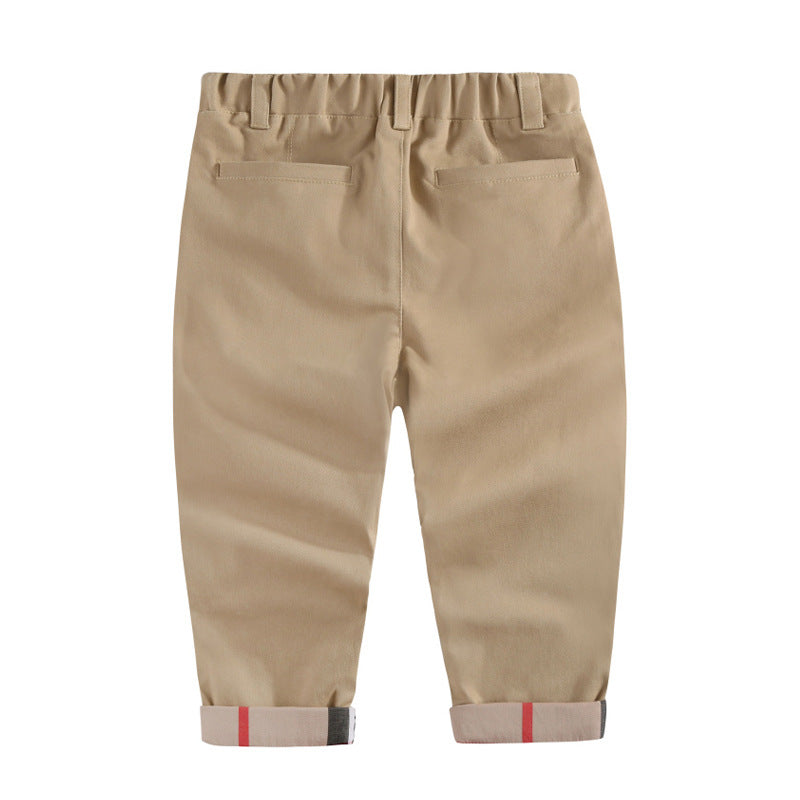 Pantalon décontracté en coton pour garçons