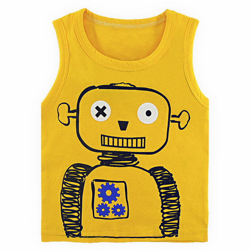 Gilet sans manches en coton pour enfants