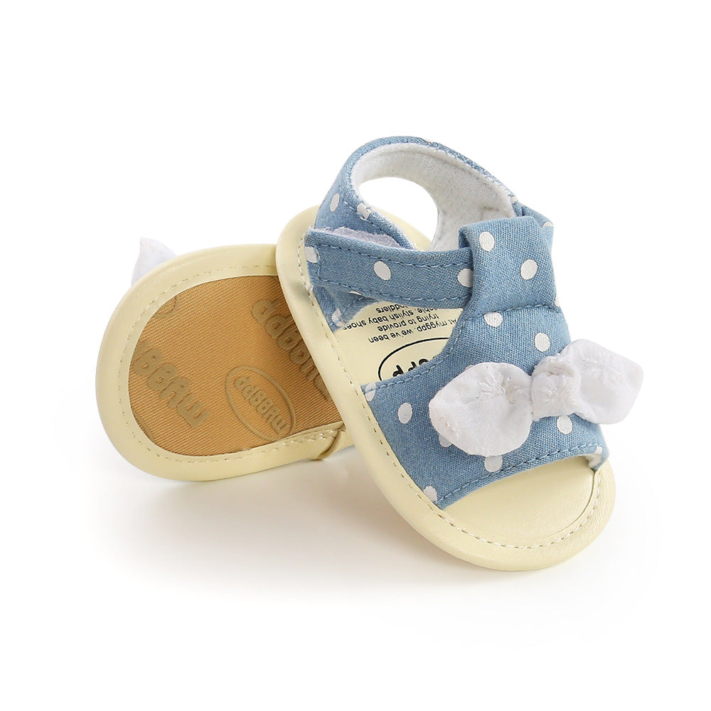 Sandales bébé Nœud Papillon Chaussures Bébé Semelle Souple Chaussures Bambin
