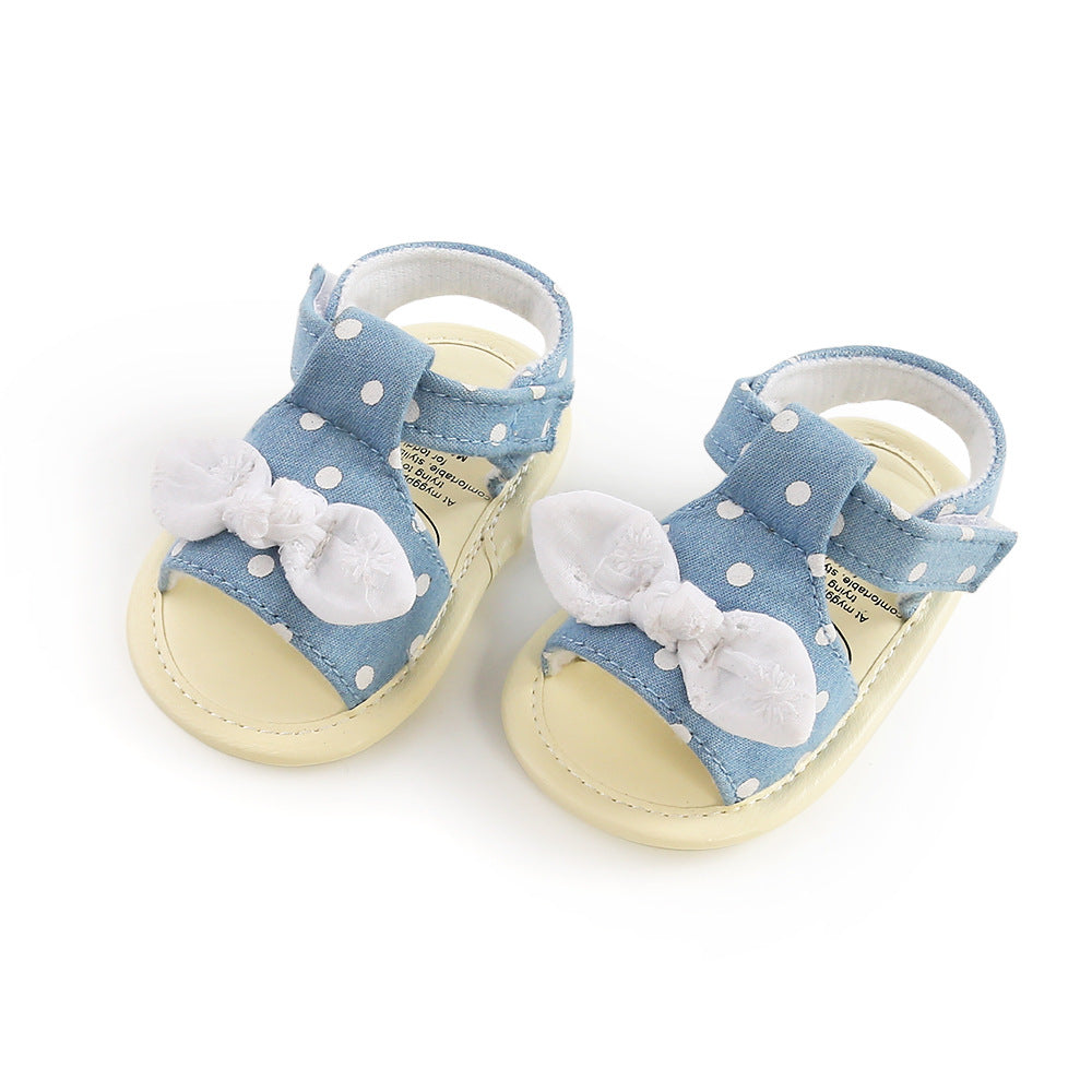 Sandales bébé Nœud Papillon Chaussures Bébé Semelle Souple Chaussures Bambin