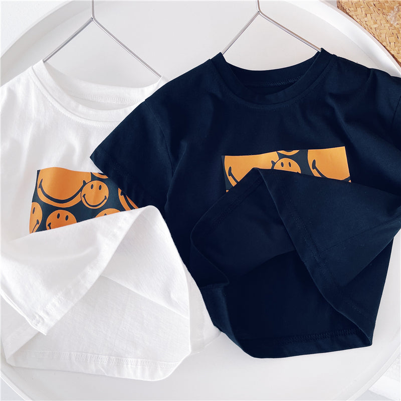 T-shirt à manches courtes pour garçons, nouveau T-shirt à manches courtes en coton pour bébé Wild Summer