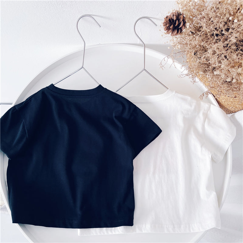 T-shirt à manches courtes pour garçons, nouveau T-shirt à manches courtes en coton pour bébé Wild Summer