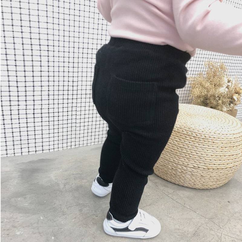 Legging Côtelé Filles d'Automne Enfants Bébé Pantalon Côtelé Pantalon d'Enfants