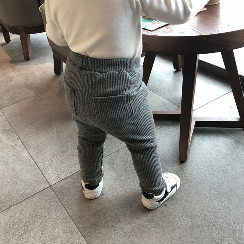 Legging Côtelé Filles d'Automne Enfants Bébé Pantalon Côtelé Pantalon d'Enfants
