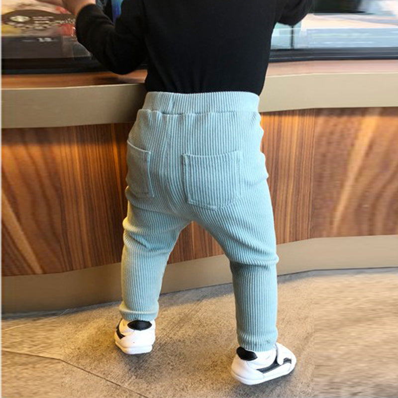 Legging Côtelé Filles d'Automne Enfants Bébé Pantalon Côtelé Pantalon d'Enfants