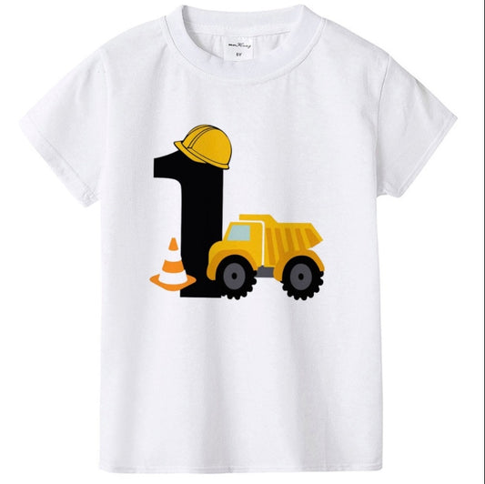 T-shirt à col rond et manches courtes pour enfants