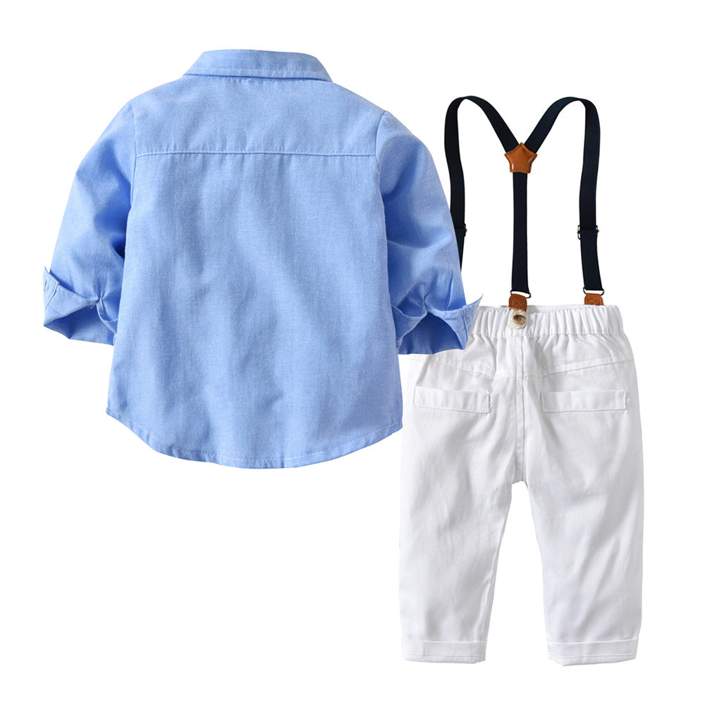 Gentleman Bow Tie Bib Pant Set