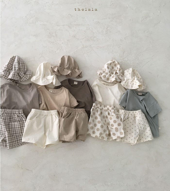 Shorts Bébé Été Coton-Lin