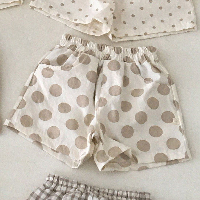 Shorts Bébé Été Coton-Lin