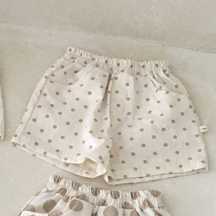 Shorts Bébé Été Coton-Lin