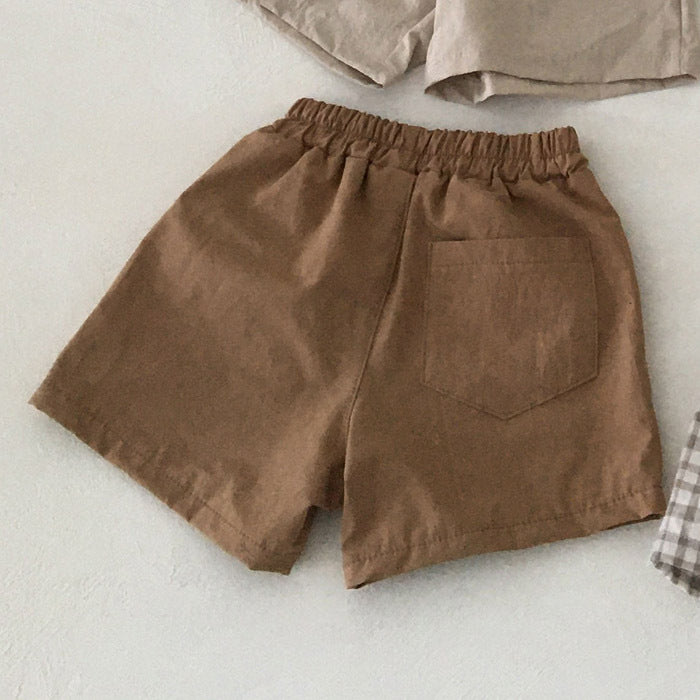 Shorts Bébé Été Coton-Lin