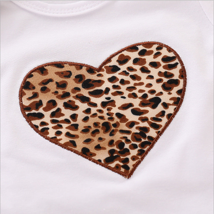 Grenouillère imprimée "Love" Vêtements pour enfants