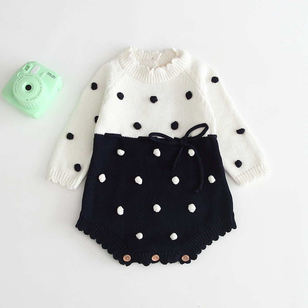 Barboteuse Bébé à Pois
