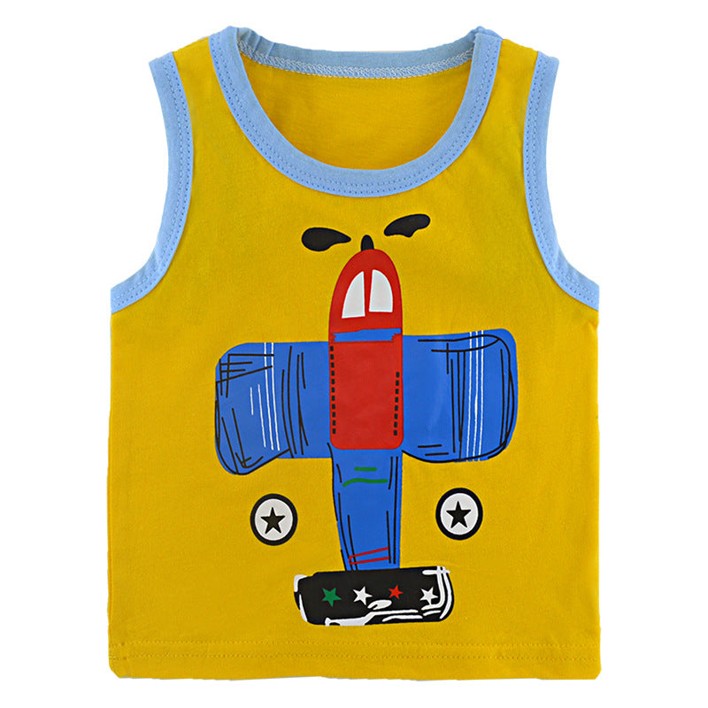 Gilet sans manches en coton pour enfants