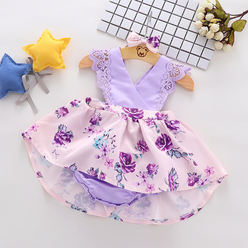 Lilac Dress For Baby Girls