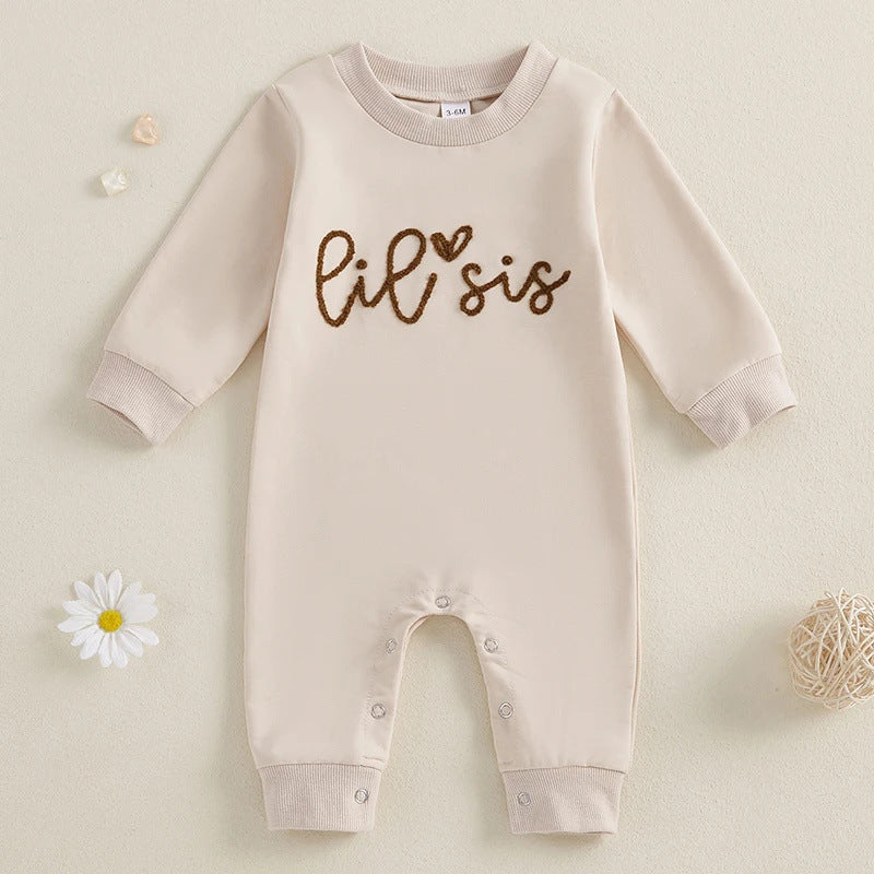 Baby Jumpsuit Baby Girl Simple Onesie