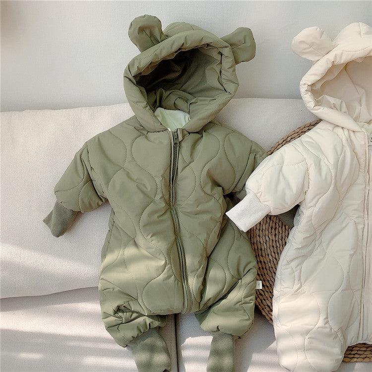 Vêtements d'hiver chauds et épais pour bébés ours