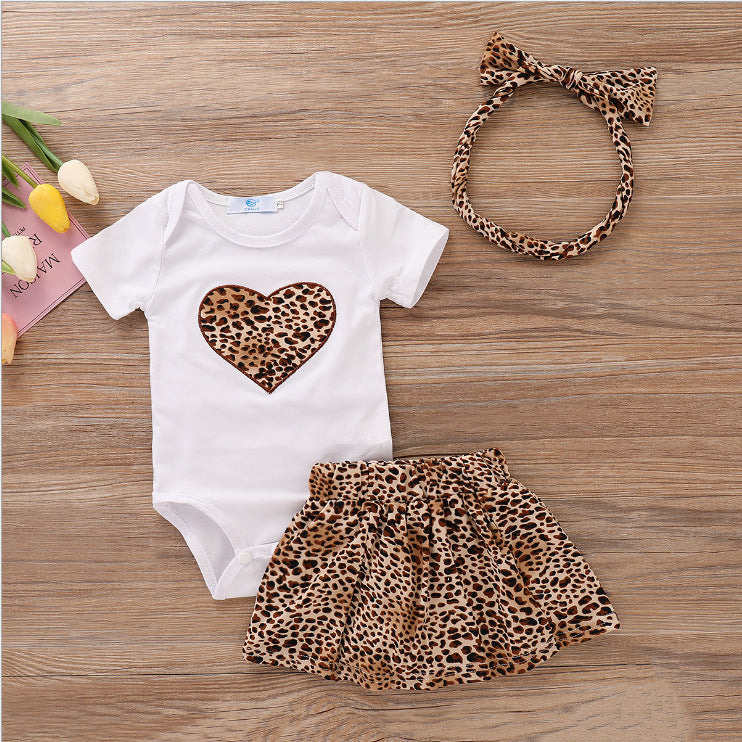 Grenouillère imprimée "Love" Vêtements pour enfants