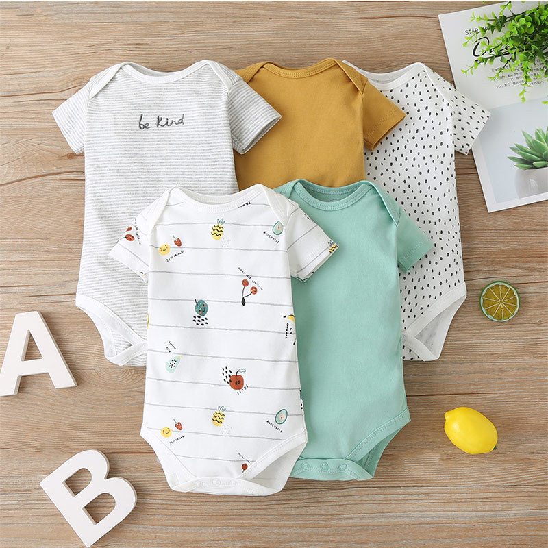 Unisex Toddler Sleepwear Romper Set