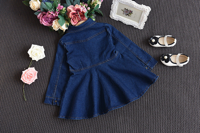 Denim Dress for Baby Girls