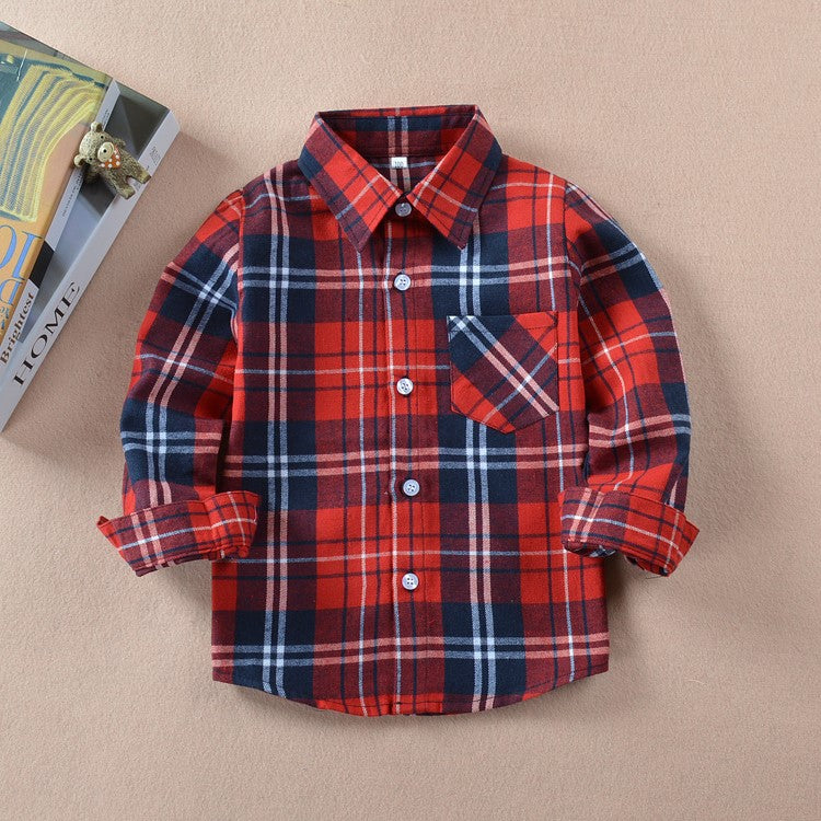 Chemise à carreaux