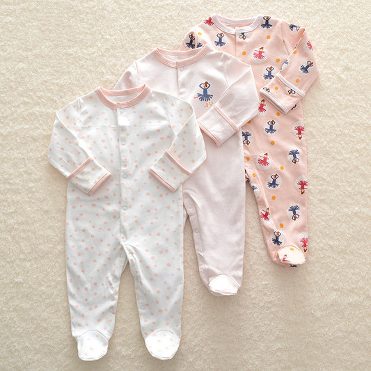 Grenouillère bébé rampante une pièce