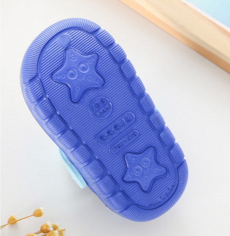 Filles semelle souple chat porte-bonheur salle de bain antidérapantes sandales et chaussons