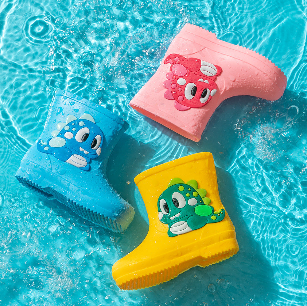 Bottes de Pluie pour Enfants Dessin Animé Imperméables Courtes Bottes de Pluie