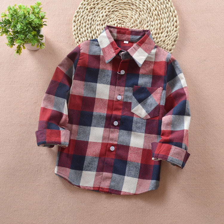 Chemise à carreaux