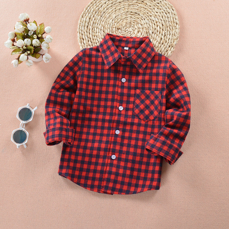 Chemise à carreaux