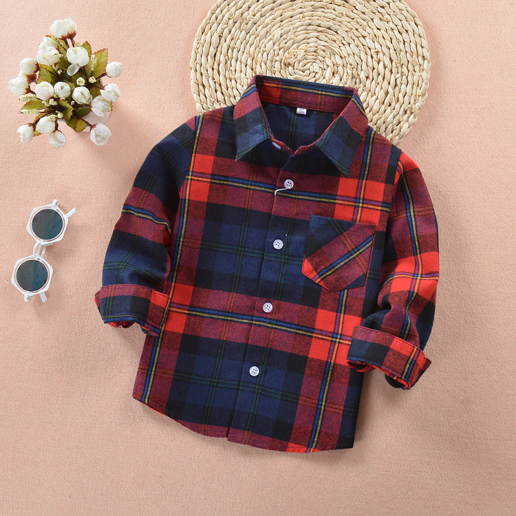 Chemise à carreaux