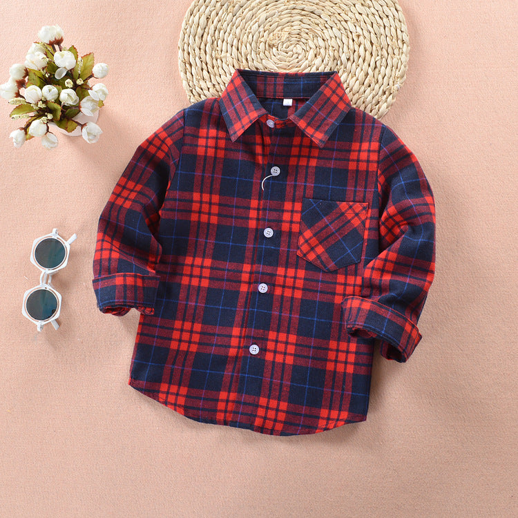 Chemise à carreaux